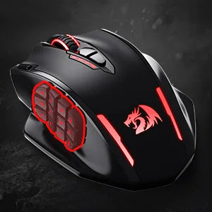 Redragon M913 Gaming Mouse 16000 DPI with 16 Programmable Buttons & RGB Lighting (Wired/Wireless)