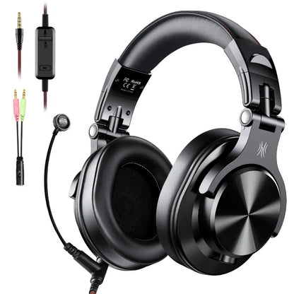 OneOdio A71 Wired Over-Ear Headphones with Mic for Studio, Gaming, and Mixing