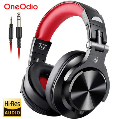 OneOdio A71 Wired Over-Ear Headphones with Mic for Studio, Gaming, and Mixing