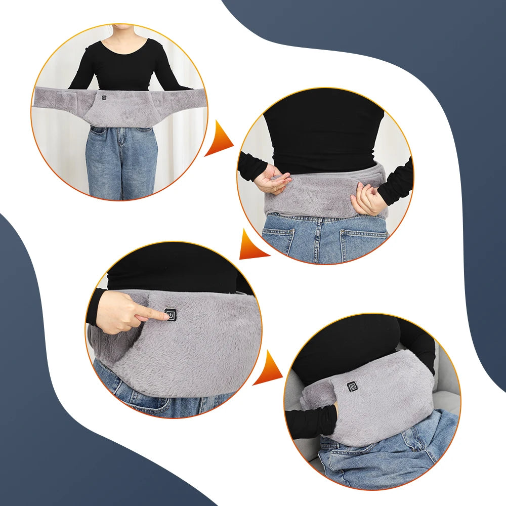 Heating Abdominal Belt for Menstrual Pain – Electric Waist Warmer