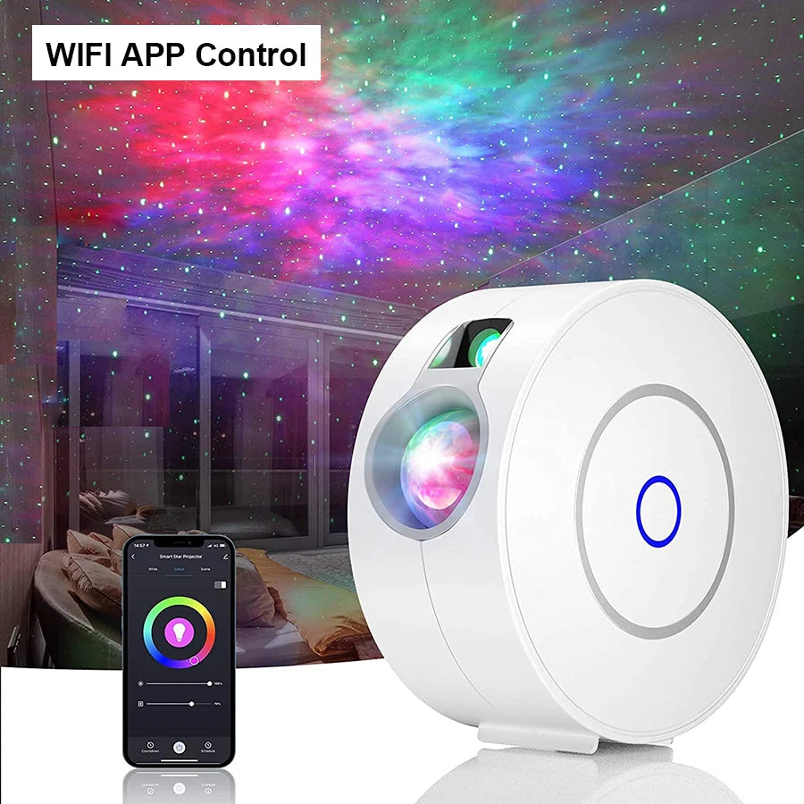 Smart LED Galaxy Projector - Aurora Star Night Light