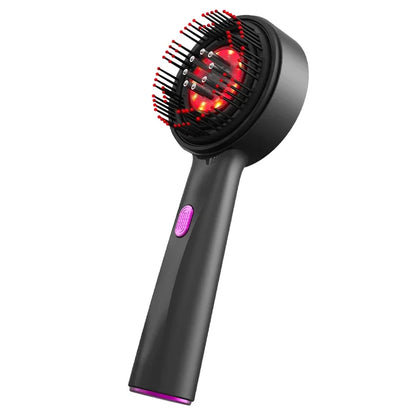 VibroRed Hair Growth Comb – Scalp Massager & Red Light Therapy