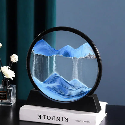 3D Moving Sand Art - Deep Sea Sandscape Hourglass