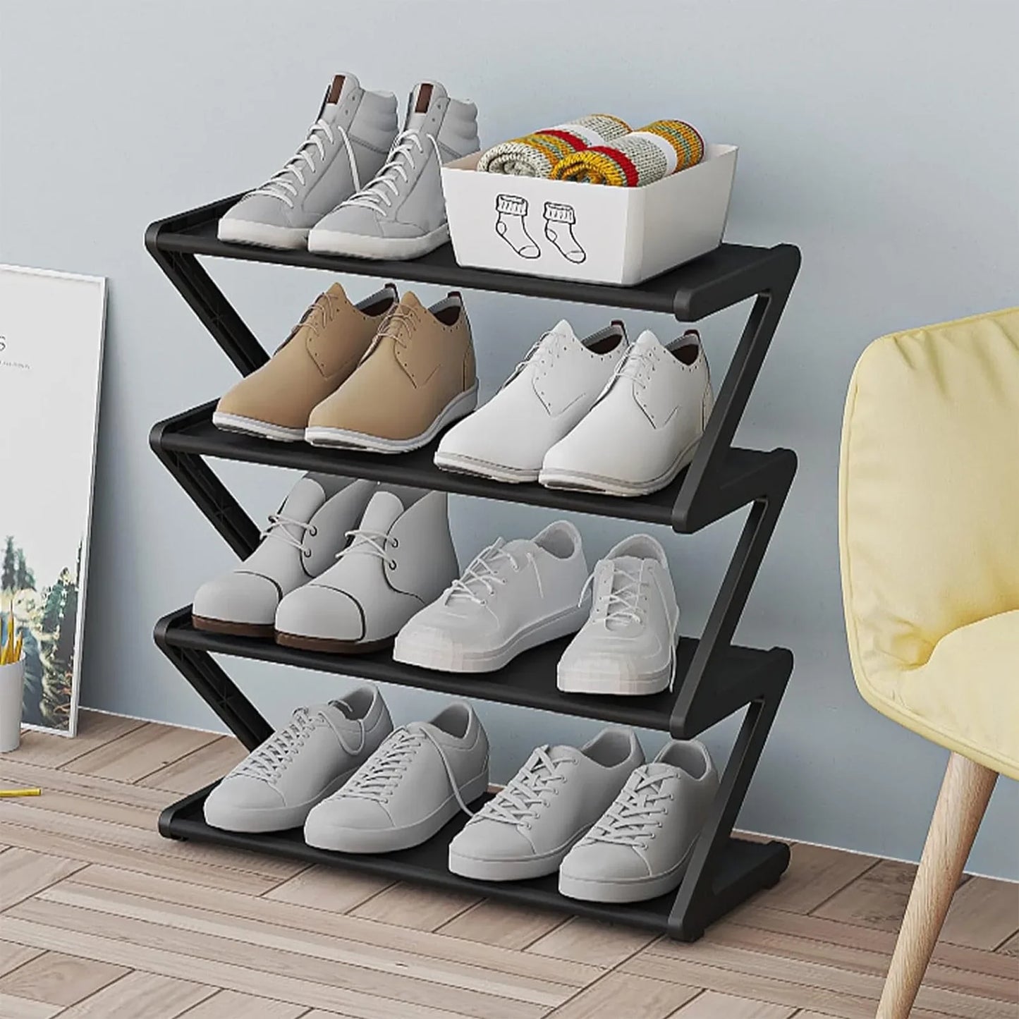 Simple 7-Tier Dust-proof Shoe Rack Cabinet