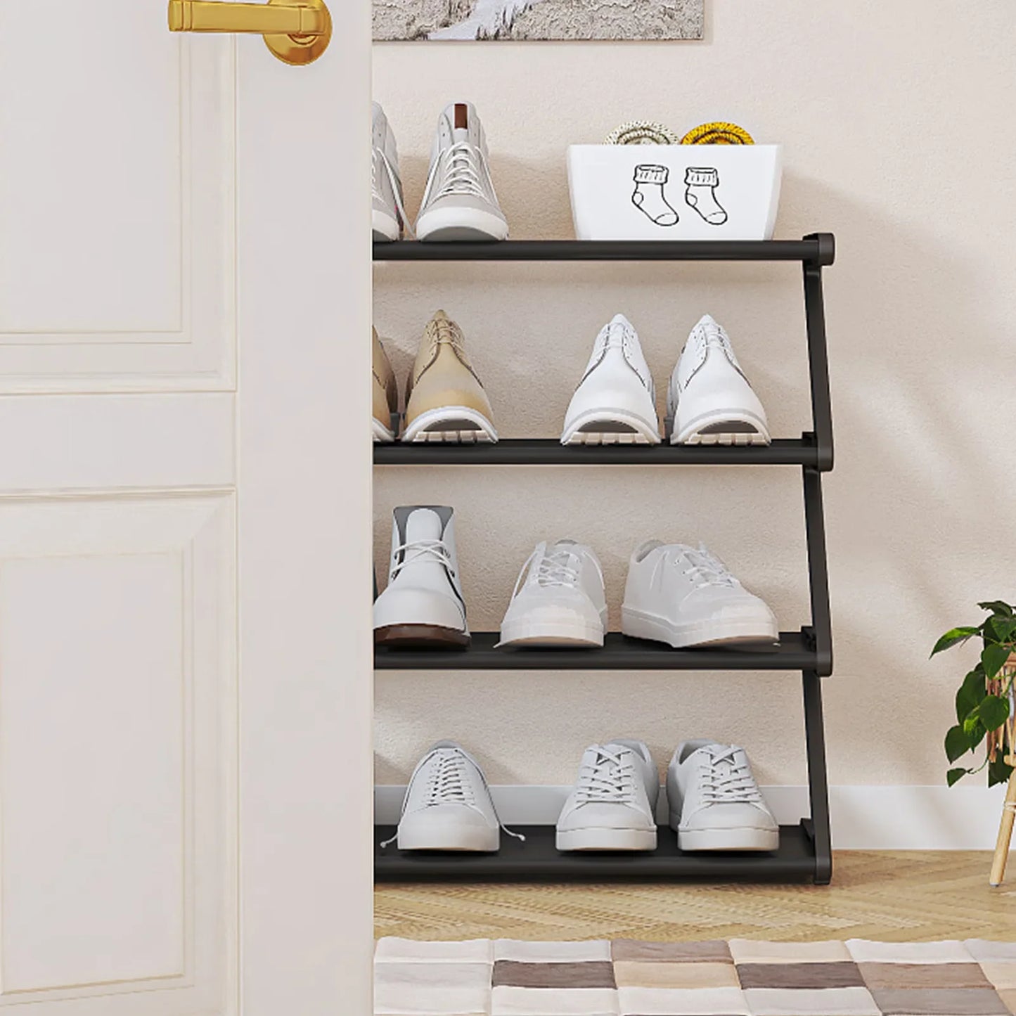 Simple 7-Tier Dust-proof Shoe Rack Cabinet