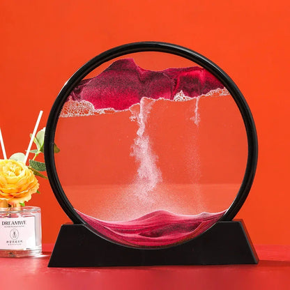 3D Moving Sand Art - Deep Sea Sandscape Hourglass