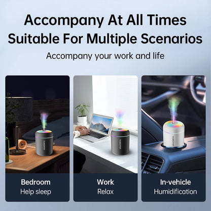 180ML Mini Air Humidifier & Aroma Diffuser for Car/Home