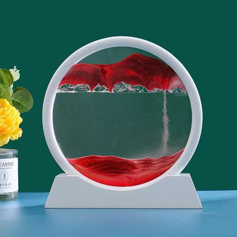 3D Moving Sand Art - Deep Sea Sandscape Hourglass