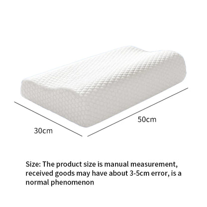 Memory Foam Anti-Snore Pillow - Slow Rebound, Temp-Sensing Core