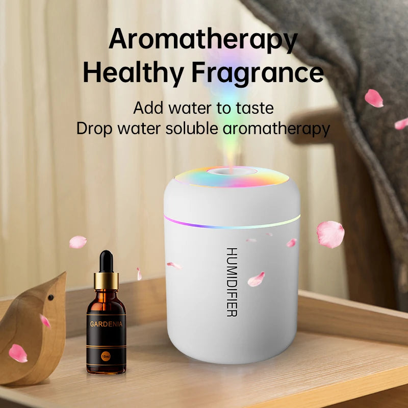 180ML Mini Air Humidifier & Aroma Diffuser for Car/Home