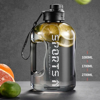 2.7L Sports Water Bottle – Gym, Cycling, Camping Kettle