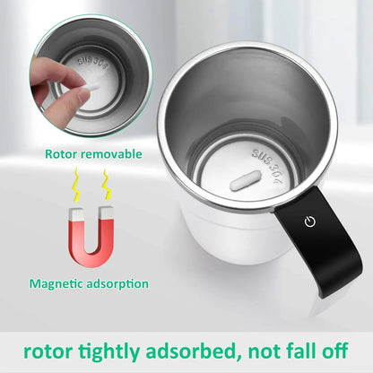 Automatic Self Stirring Magnetic Mug Coffee Self Mixing Mug USB Rechargeable Smart Thermal Cups with LCD Screen Food Safe Mug