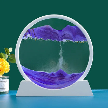 3D Moving Sand Art - Deep Sea Sandscape Hourglass