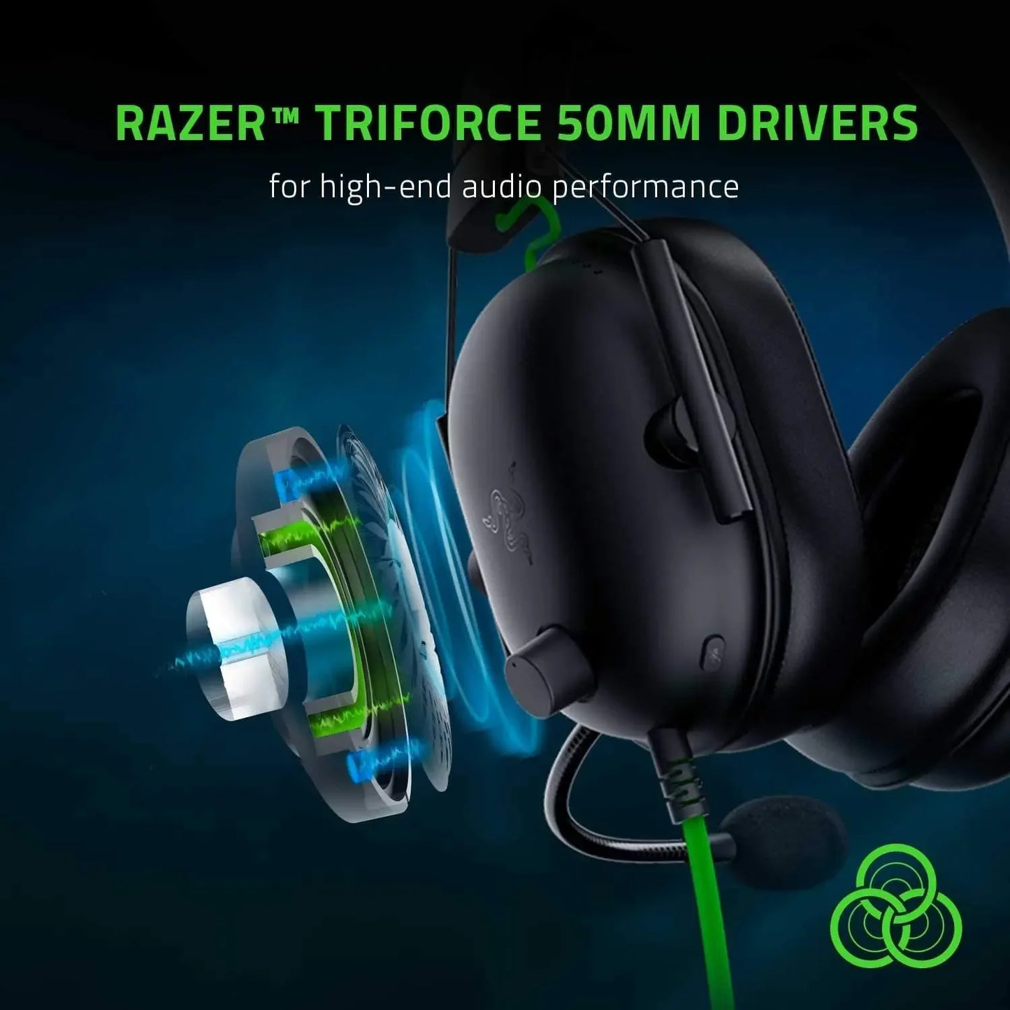 Razer BlackShark V2 X Wired Esports Headset with Noise Cancellation & 7.1 Surround Sound