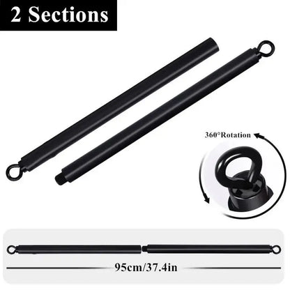 Adjustable Bench Press Bands Set Fitness Bar Push Up Resistance Band Chest Exercise Elastic Rope Arm Expander Home Gym Equipment