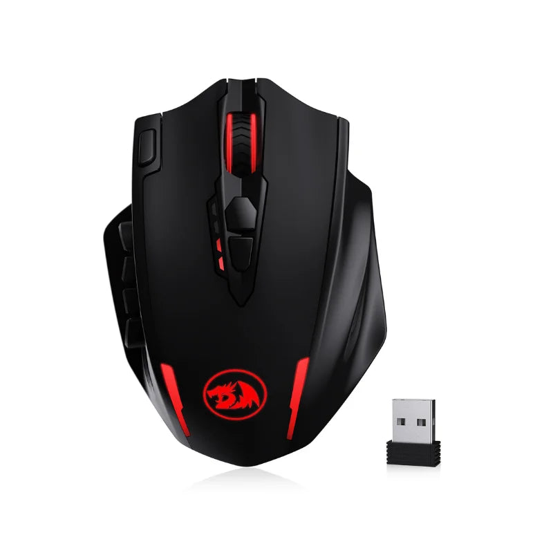 Redragon M913 Gaming Mouse 16000 DPI with 16 Programmable Buttons & RGB Lighting (Wired/Wireless)