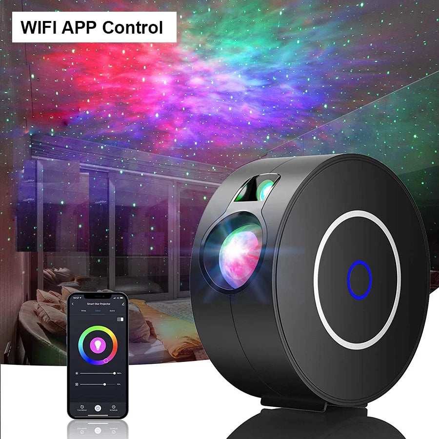 Smart LED Galaxy Projector - Aurora Star Night Light