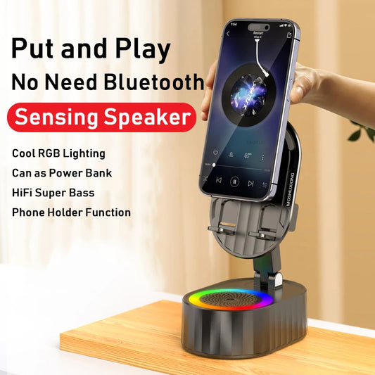 BLUEKAKA 9D HiFi Foldable Sensor Speaker & Power Bank