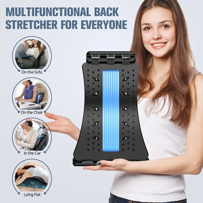 BackCrack Pro: Multi-Level Back Stretcher & Pain Relief