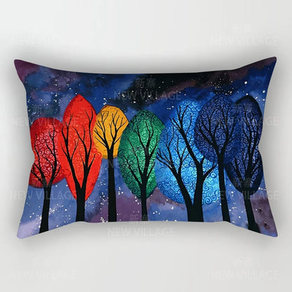 Home autumn decoration Oil painting style pillow cushion cover decorations throw pillow cover 30*50 pillowcase 30x50 40x60 50*70