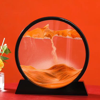 3D Moving Sand Art - Deep Sea Sandscape Hourglass