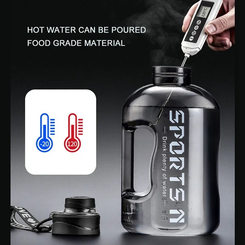 2.7L Sports Water Bottle – Gym, Cycling, Camping Kettle