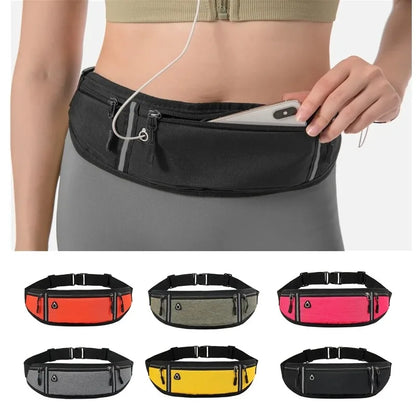 Casual Waterproof Waist Pack for Men & Women - Multifunctional Running Bag, Phone & Chest Bag