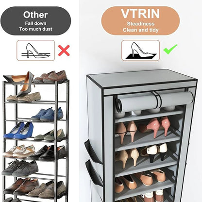 Shoe Rack Organizer Dustproof Shoe Cabinet Multilayer Minimalist Nonwoven Home Furniture Space-saving Cabinets Shoe Shelf