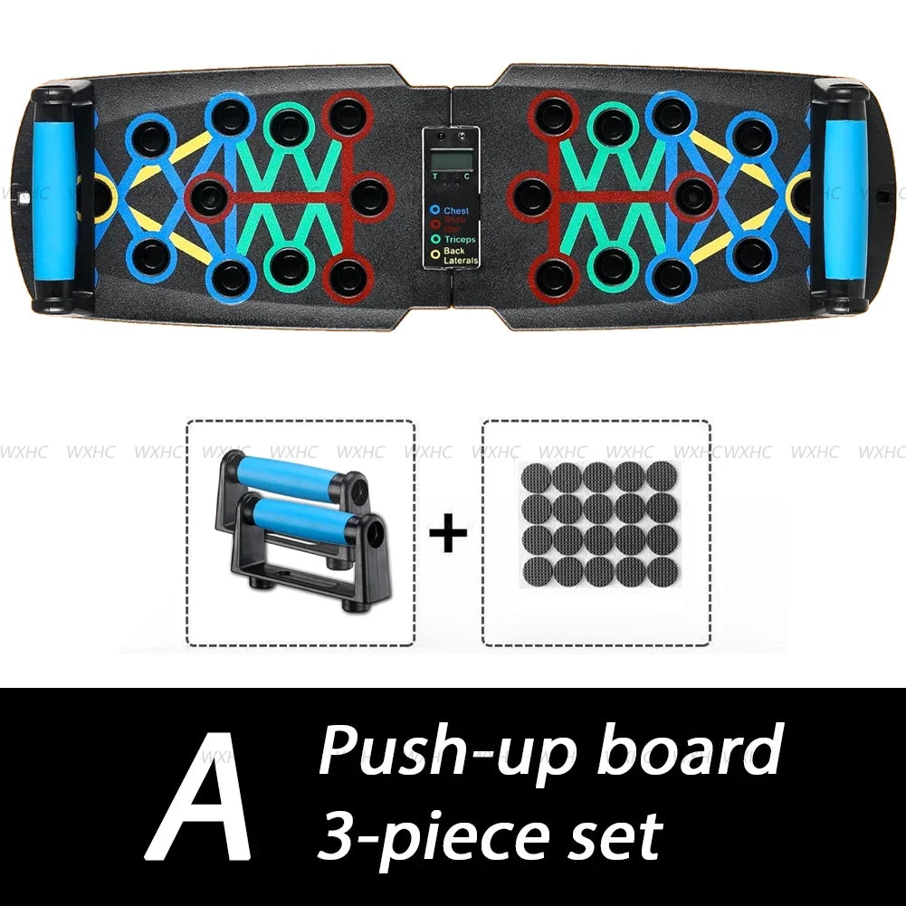 Automatic Count Push Up Board Strength Train Equipment Foldable for Chest Abdomen Arms and Back Train Home Gym Equipment Fitness