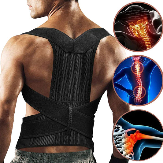 Magnetic Back Posture Corrector Brace – Lumbar Support for All Ages