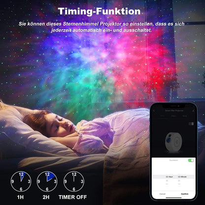 Smart LED Galaxy Projector - Aurora Star Night Light