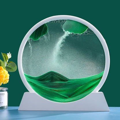 3D Moving Sand Art - Deep Sea Sandscape Hourglass