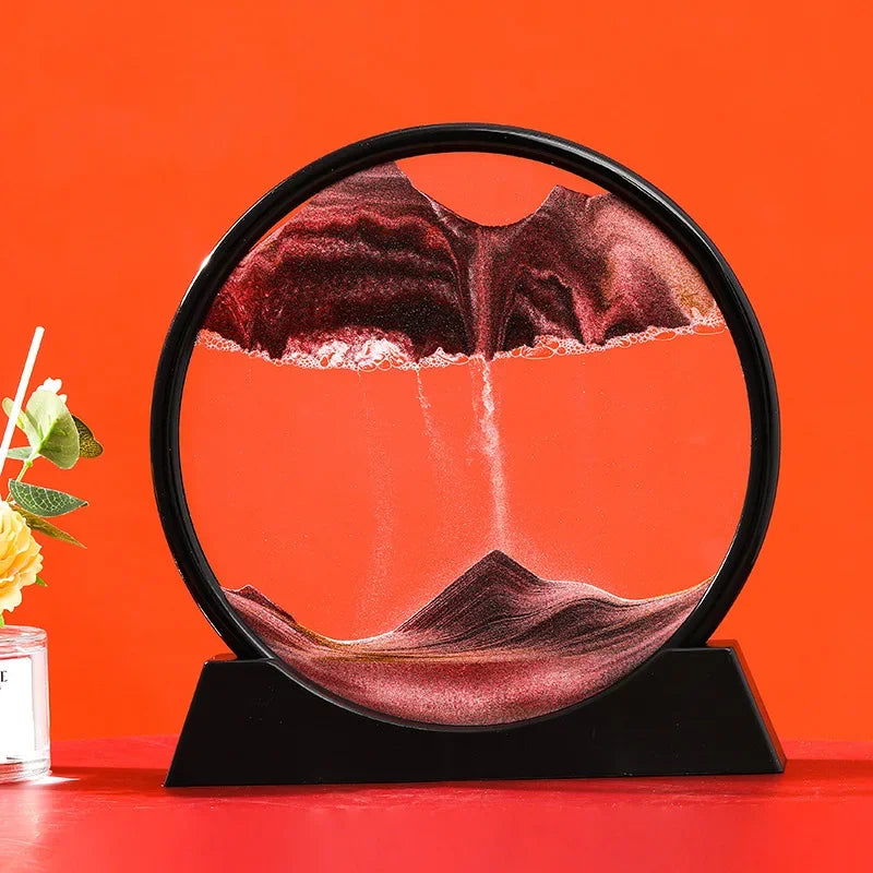 3D Moving Sand Art - Deep Sea Sandscape Hourglass