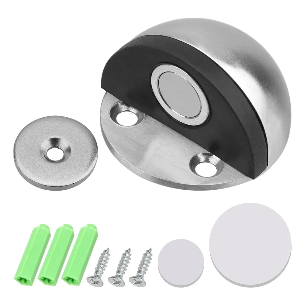 Magnet Door Stops Stainless Steel Door Stopper Doors Holder Home Improvement Hidden Doorstop Furniture Hardware