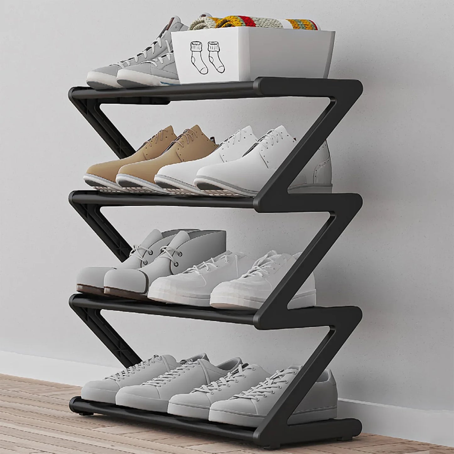 Simple 7-Tier Dust-proof Shoe Rack Cabinet