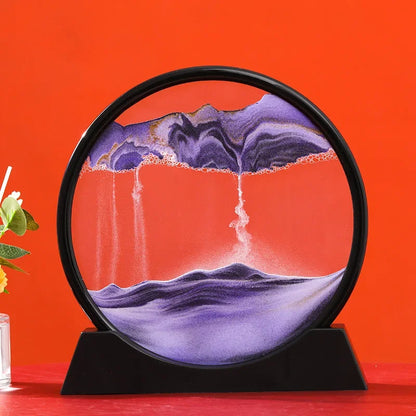 3D Moving Sand Art - Deep Sea Sandscape Hourglass