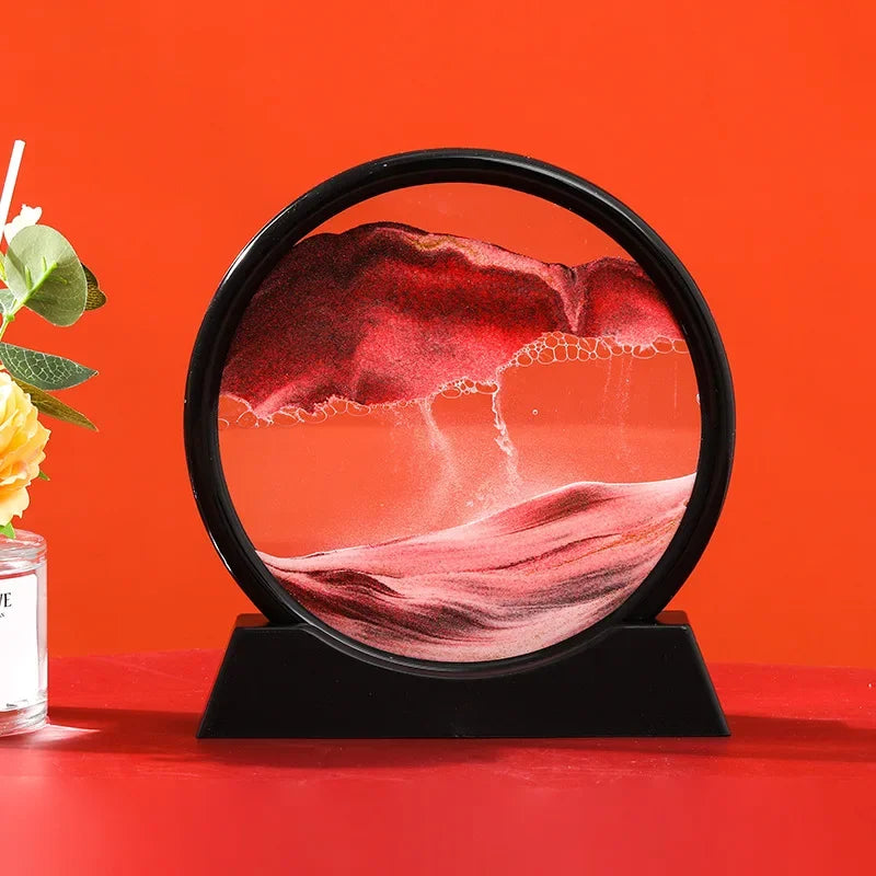 3D Moving Sand Art - Deep Sea Sandscape Hourglass