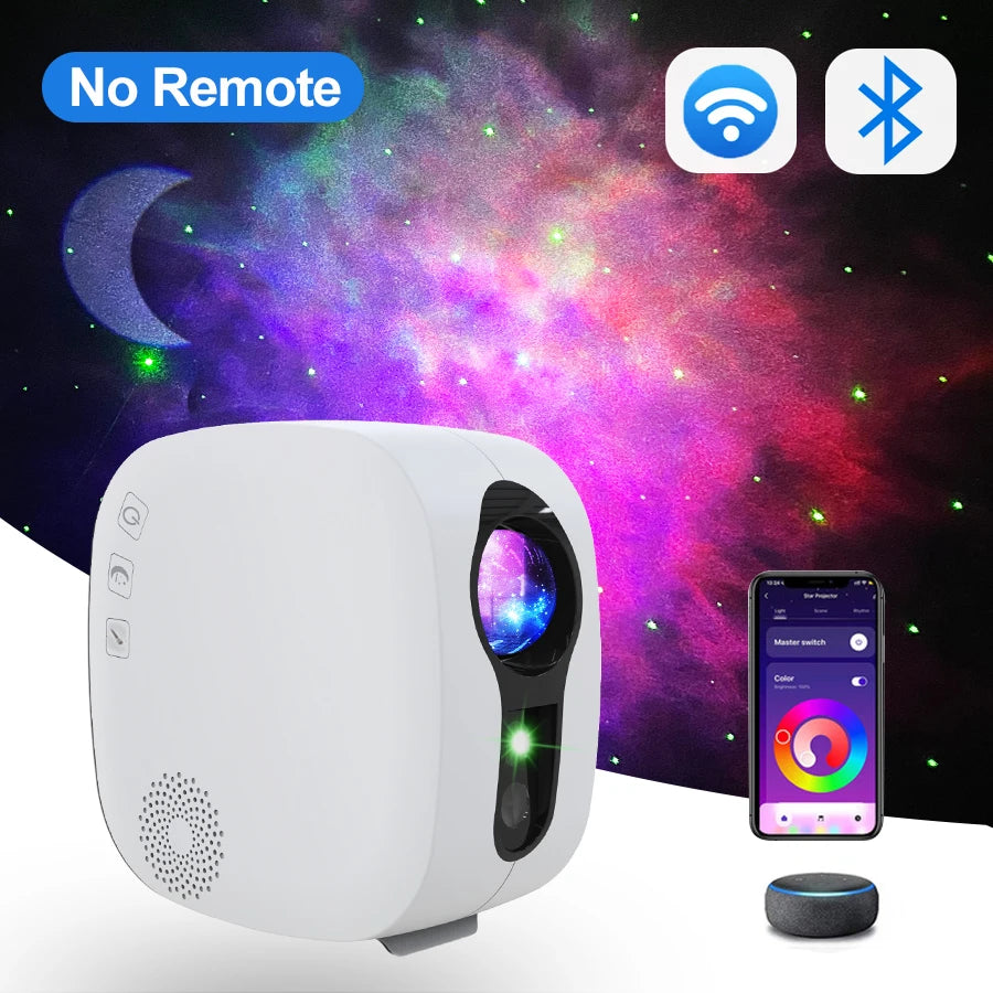 Smart LED Galaxy Projector - Aurora Star Night Light