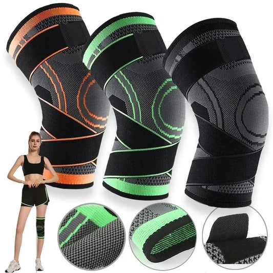 1PCS Adjustable Sports Knee Brace for Pain Relief & Patella Stabilization – Hiking, Soccer, Running