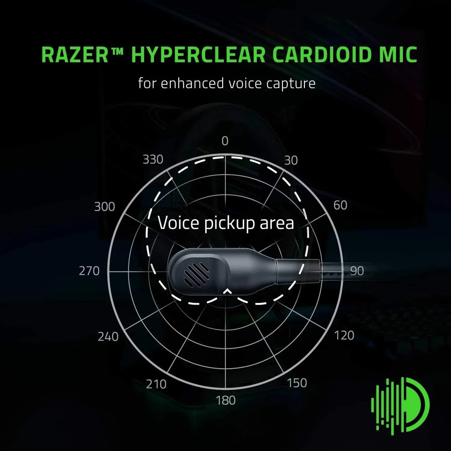 Razer BlackShark V2 X Wired Esports Headset with Noise Cancellation & 7.1 Surround Sound