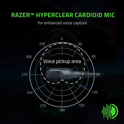 Razer BlackShark V2 X Wired Esports Headset with Noise Cancellation & 7.1 Surround Sound