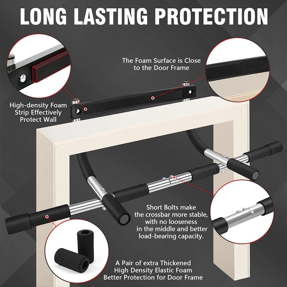 Portable Doorway Pull-Up Bar - Multi-Functional Upper Body Trainer