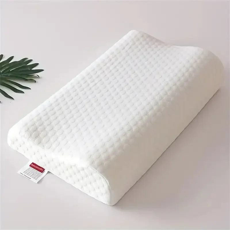 Memory Foam Anti-Snore Pillow - Slow Rebound, Temp-Sensing Core