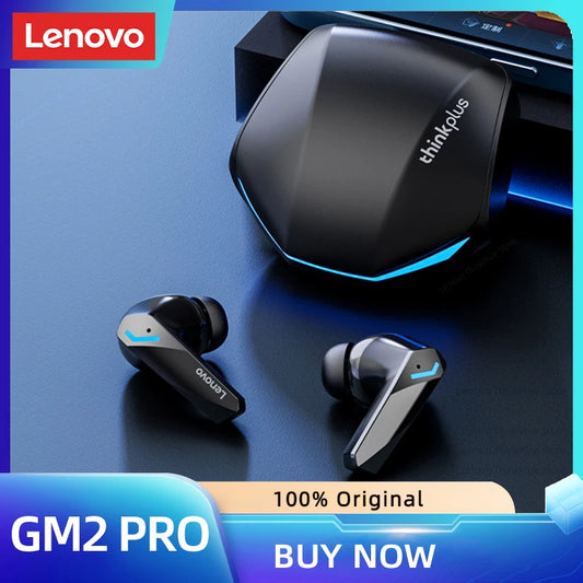 Lenovo GM2 Pro Bluetooth Earbuds - Low Latency, HD Call